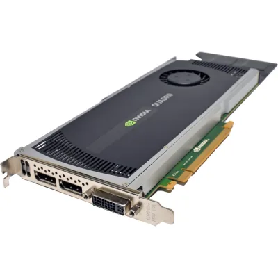 0GRDR1 - Dell Nvidia Quadro 4000 2GB PCI Express 1xDVI 2xDP Video Graphics Card