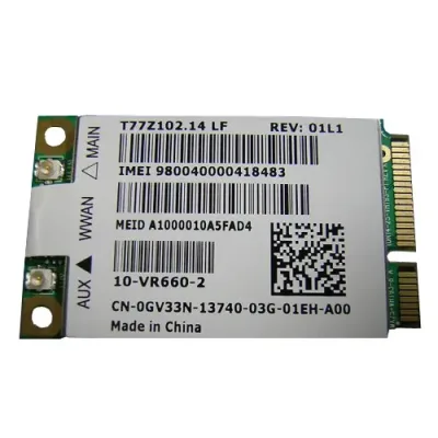 0GV33N - Dell Wireless 5620 Multi-Mode Gobi Mobile Broadband Mini Card