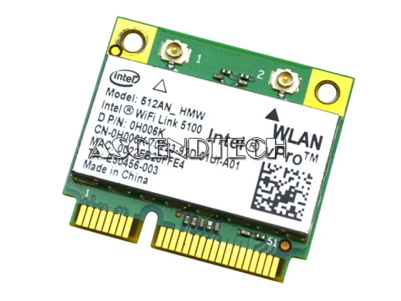 0H006K - Dell Wireless Wi-Fi Card Board for Latitude E6400