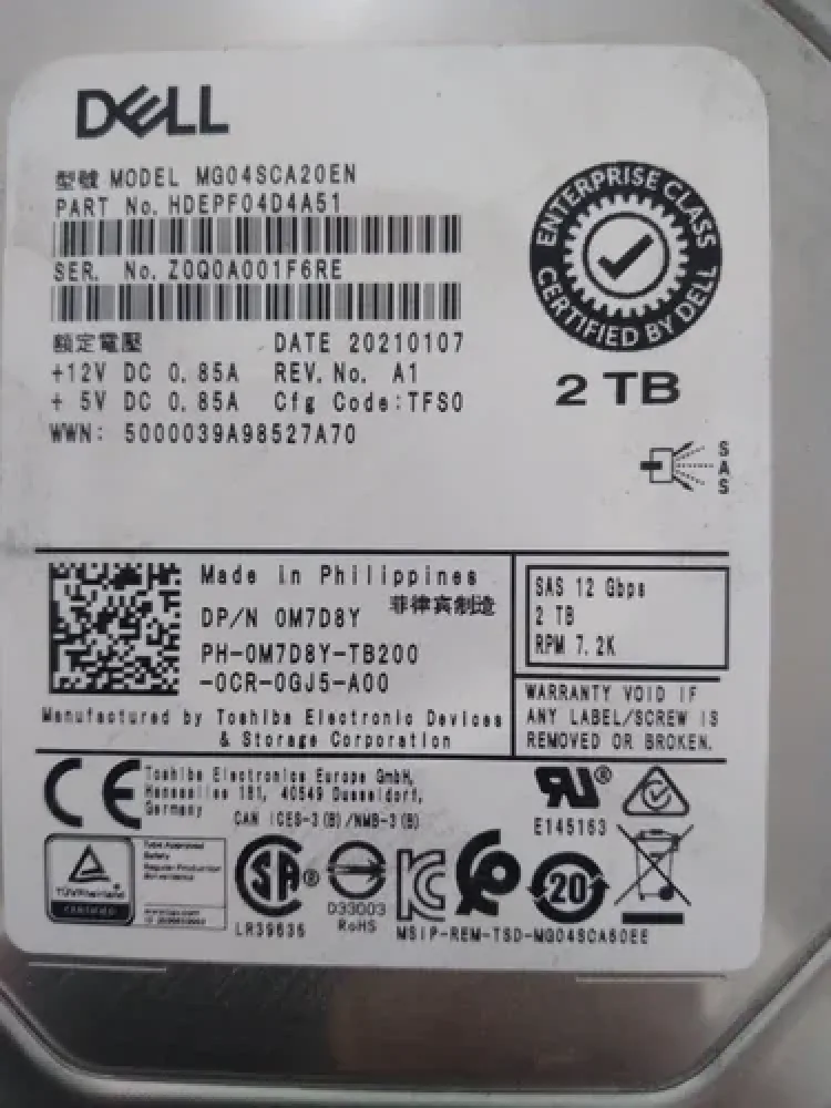 0HR99P - Dell 146.8GB 15000RPM SAS 6Gb/s Near Line 2.5-inch Hot Swap Hard Drive with Tray