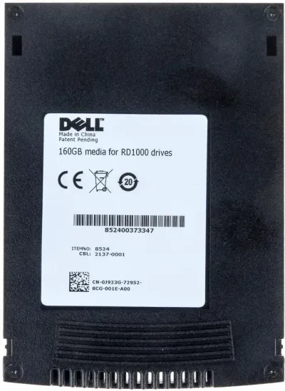 0J923G - Dell 160/320GB Serial ATA Removable Disk Cartridge