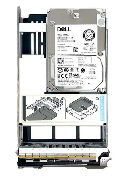 0JKDMN - Dell 600GB 10000RPM SAS 12Gb/s Hot Pluggable 2.5-inch (In 3.5-inch Hybrid Carrier) Hard Drive with Tray
