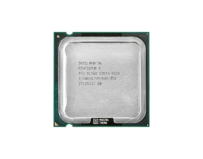 0JX956 - Dell 3.40GHz 800MHz FSB 4MB L2 Cache Intel Pentium D Dual Core 945 Processor