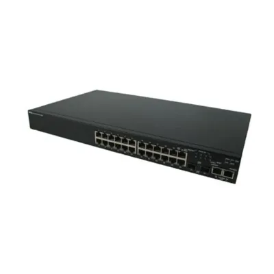 0K688K - Dell PowerConnect 3524 24 x Ports 10/100Base-T + 2 x Ports SFP Shared + 2 x Ports 10/100/1000Base-T Rack-Mountable Manageable Stackable Fast Ethernet Network Switch