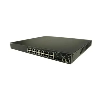 0K690K - Dell PowerConnect 3524P 24 x Ports 10/100Base-T PoE + 2 x Ports Shared SFP + 2 x Ports 10/100/1000Base-T Fast Ethernet Manageable Stackable Ethernet Switch