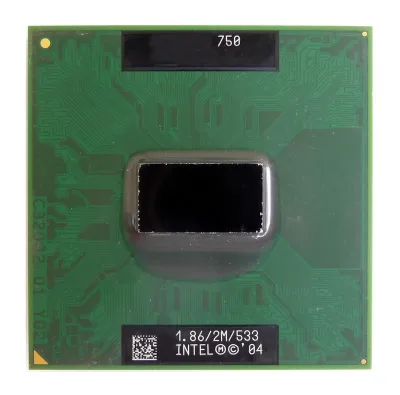 0M4185 - Dell 1.86GHz 533MHz FSB 2MB L2 Cache Intel Pentium M 750 Processor