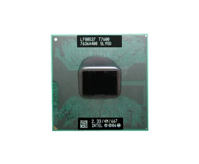 0MK054 - Dell 2.33GHz 667MHz FSB 4MB L2 Cache Intel Core 2 Duo T7600 Processor