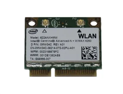 0MW04C - Dell Wireless Advanced-N + WiMAX 6250 802.11a/b/g/n PCI Mini Wireless Network Card
