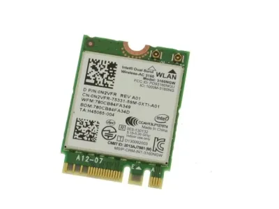 0N2VFR - Dell Intel Wireless-AC 3160 Dual Band WLAN Wireless Card for Inspiron 5558