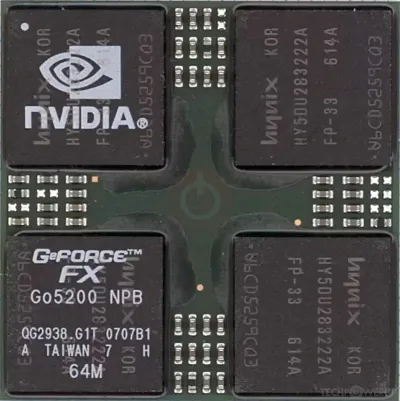0N6896 - Dell Nvidia GeForce FX Go5200 64MB Video Graphics Card for Inspiron 8600 D800