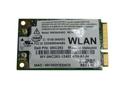0NC293 - Dell Pro Wireless 3945 802.11 a/b/g Mini Card DAO/MAL (RoHS)