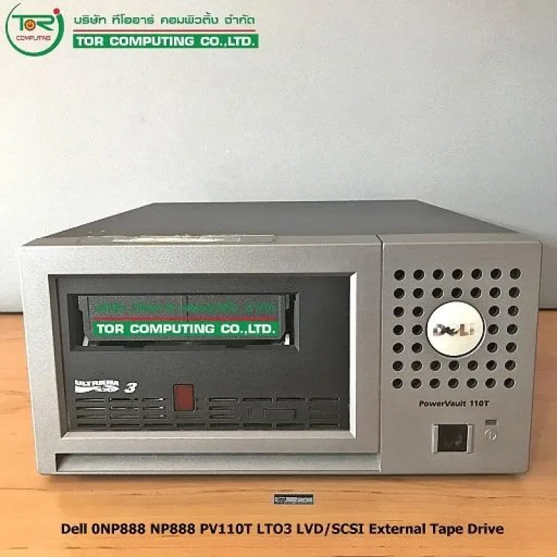 0NP888 - Dell 400/800GB PV110T LTO-3 SCSI LVD External Tape Drive
