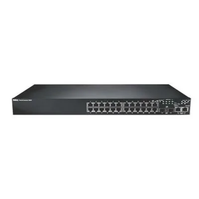 0P486K - Dell PowerConnect 3524 24 x Ports 10/100Base-T + 2 x Ports SFP Shared + 2 x Ports 10/100/1000Base-T Rack-Mountable Manageable Stackable Fast Ethernet Network Switch