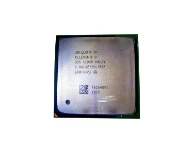 0R7456 - Dell 2.80GHz 533MHz FSB 256KB L2 Cache Intel Celeron D 335 Processor