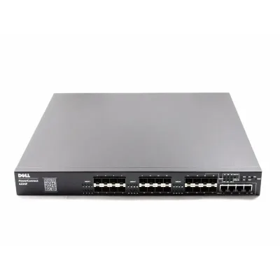 0RR224 - Dell PowerConnect 6224F 24 x Port 10/100/1000 + 4 x SFP combo Ports Layer 3 Managed Gigabit Ethernet Network Switch