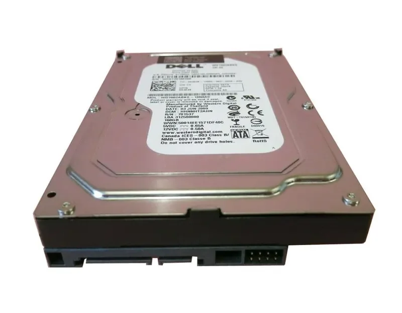 0T4360 - Dell 160GB 7200RPM SATA 3Gb/s 8MB Cache 3.5-inchHard Drive