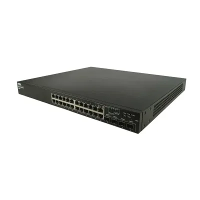 0TK308 - Dell PowerConnect 6224 24 x Ports 10/100/1000Base-T + 4 x SFP Shared Gigabit Ethernet Layer 3 Managed Switch
