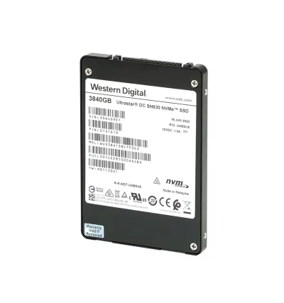 0TS1356 - HGST Ultrastar SN200 3.84TB Multi-Level Cell PCI Express 3.0 x4 NVMe Read Intensive U.2 2.5-inch Solid State Drive