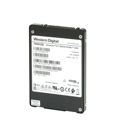 0TS1620 - HGST Ultrastar DC SN630 7.68TB U.2 PCI-Express Gen 3.0 X4 Solid State Drive