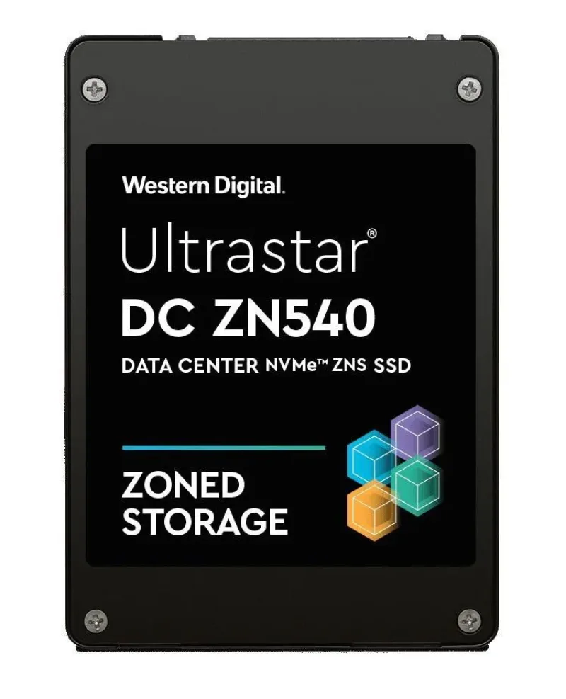 0TS2106 - Western Digital Ultrastar DC ZN540 1024GB PCI Express 3.0 x4 NVMe TCG FIPS U.2 2.5-inch Solid State Drive