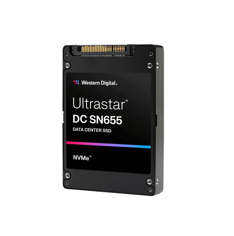 Western 0TS2460 Western Digital 0TS2460 Ultrastar DC SN655 15.36TB PCI Express NVMe 4.0 U.3 Solid State Drive