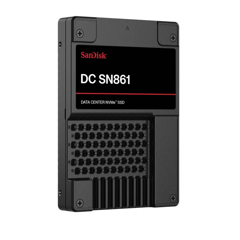 SanDisk 0TS2518 DC SN861 7.68TB U.2 SE NVMe Solid State Drive. In Stock