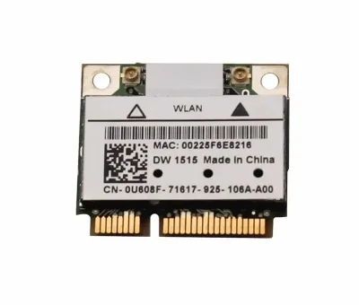0U608F - Dell Wireless 802.11 a/b/g/n PCI Express Half Height Mini Card