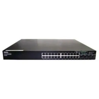 0UU867 - Dell PowerConnect 6200 Series 6224P 24 x Ports PoE 10/100/1000Base-T + 4 x Ports Shared SFP Rack-mountable Layer 3 Managed Gigabit Ethernet Switch