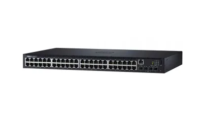 0VI43P - Dell EMC PowerSwitch N1548 48 x Ports 10/100/1000 Gigabit Ethernet + 4 x Ports 10GbE SFP+ Layer 3 Managed Ethernet Switch