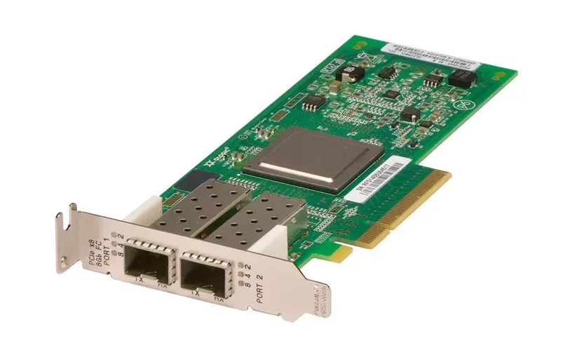 0VX60F - Dell QLogic QLE2562 8GB Dual Port SFP+ Fibre Channel PCI-Express 2.0 x8 Host Bus Adapter