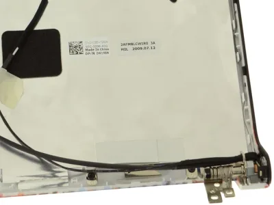 0W198N - Dell LED White & Black Back Cover for Studio 1555
