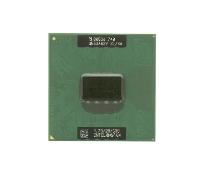 0WN774 - Dell 1.73GHz 533MHz FSB 2MB L2 Cache Intel Pentium M 740 Mobile Processor