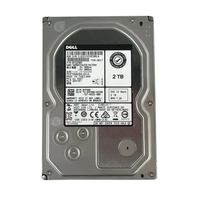 0XP99D - Dell 2TB 7200RPM SAS 12Gb/s 128MB Cache Hot-Swappable 3.5-inch Hard Drive