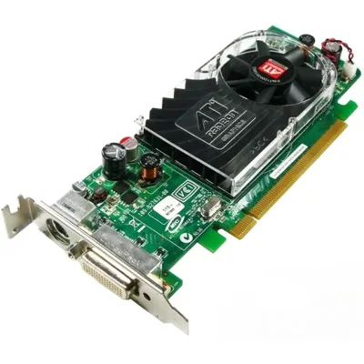 0Y104D - Dell / ATI Radeon HD 3450 256MB DDR2 64-Bit 600MHz PCI Express x16 Low Profile Graphics Card