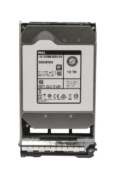 0Y42D0 - Dell 10TB 7200RPM SAS 12Gb/s 3.5-inch Hard Drive