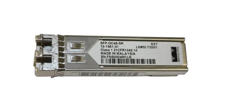 10-1990-02 - Cisco 2.5Gb/s OC-48/STM-16 LR-2 Single-Mode Fiber 80km 1550nm Duplex LC Connector SFP Transceiver Module