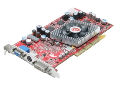100-435105 - ATI Radeon 9800Pro 256MB 256-Bit DDR AGP 8X DVI/ S-Video/ VGA Video Graphics Card