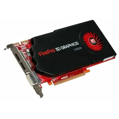 100-505605 - ATI FirePro V5800 1GB GDDR5 128-Bit PCI Express 2.0 x16 DVI Dual Display Port Video Graphics Card