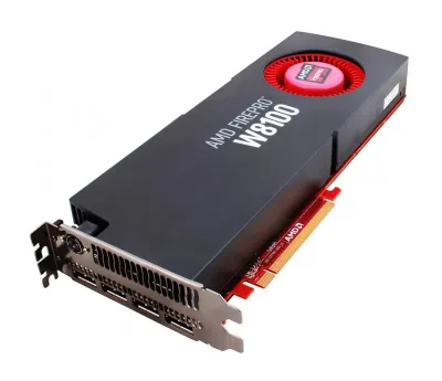 100-505976 - AMD FirePro W8100 Graphic Card 8GB GDDR5 PCI Express 3.0 x16 Full-length/Full-height Dual Slot Space Required