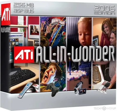 100-714600 - ATI All-In-Wonder 2006 Edition Radeon X1300 256MB 128-Bit DDR PCI Express X16 DVI HDTV out IO Port CATV VIVO Video Graphics Card