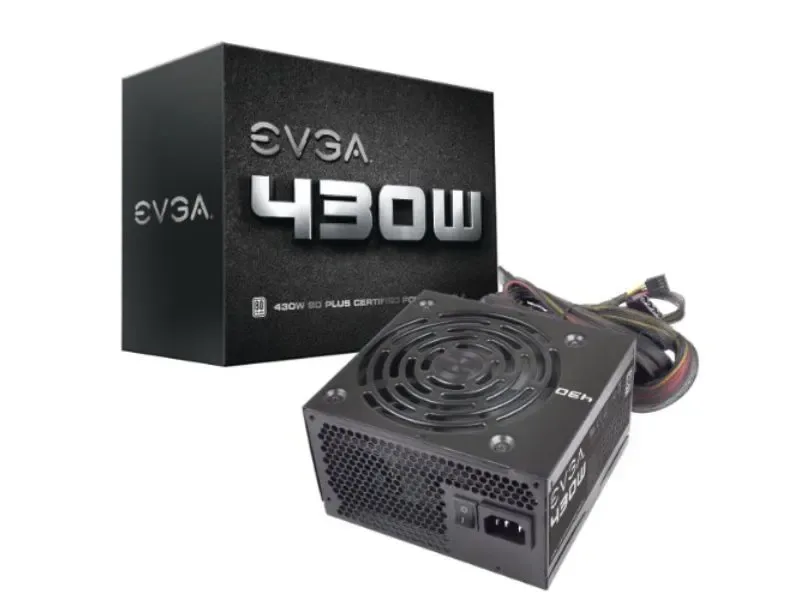 100-W1-0430-KR - EVGA 430 W1 430-Watts 80+ Power Supply