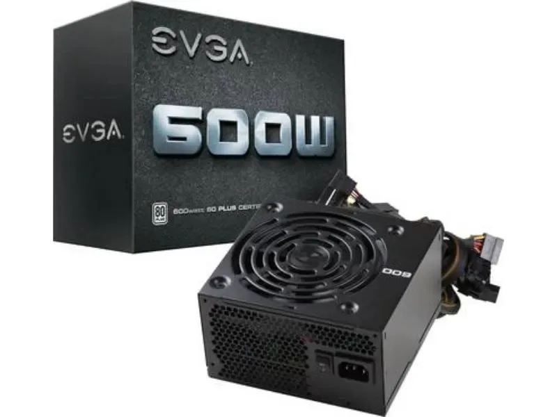 100-W1-0600-K2 - EVGA 600-Watts 80+ PC Power Supply (EU)