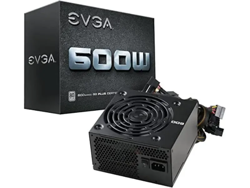 100-W1-0600-K3 - EVGA 600-Watts 80+ PC Power Supply (UK)