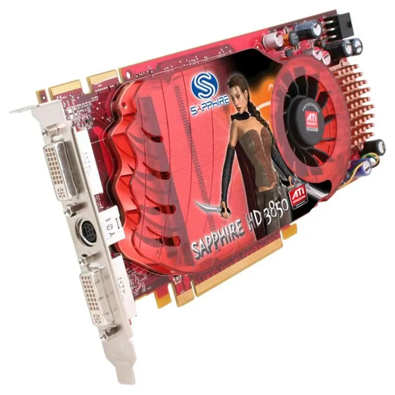 100216L - ATI Sapphire HD3850 PCI Express 256MB GDDR3 Dual DVI TV-out Video Graphics Card