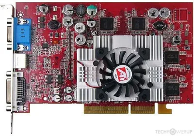 102-A03415-23 - ATI Radeon 9600XT 128MB VGA/ S-Video/ DVI/ AGP Video Graphics Card