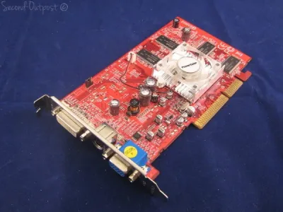 102A7350100 - ATI Tech ATI Radeon 9600 256MB AGP Dual DVI Video Graphics Card for Mac Pro