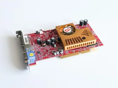 102A7350300 - ATI Tech ATI Radeon 9600 Pro 256MB AGP Video Graphics Card Dual DVI Out Mac PC