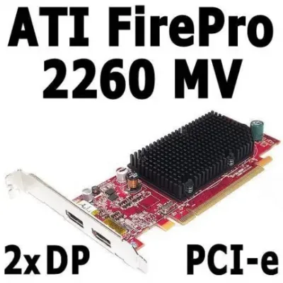 102B4032600 - ATI FireMV 2260 256MB GDDR2 PCI Express x16 DVI/ 2x DisplayPort Low Profile Workstation Video Graphics Card