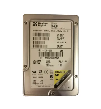 103725-002 - Compaq 6GB 5400PM ATA-66 3.5-inch Hard Drive