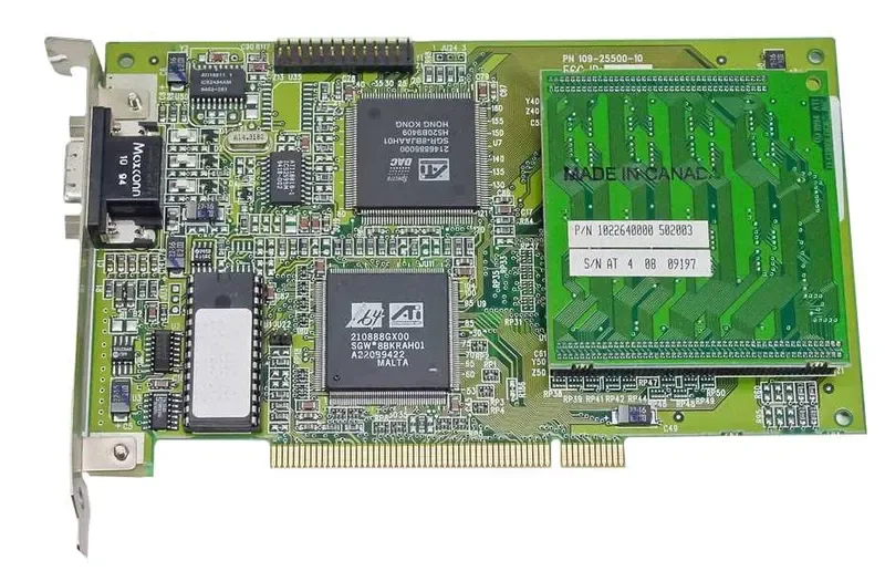 109-25500-10 - ATI Mach 64 8MB PCI Video Graphics Card